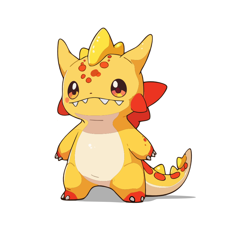 Friendly Kaiju Mascot